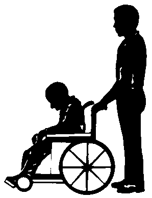 Man in a wheelchair