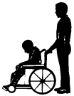 Man in a wheelchair