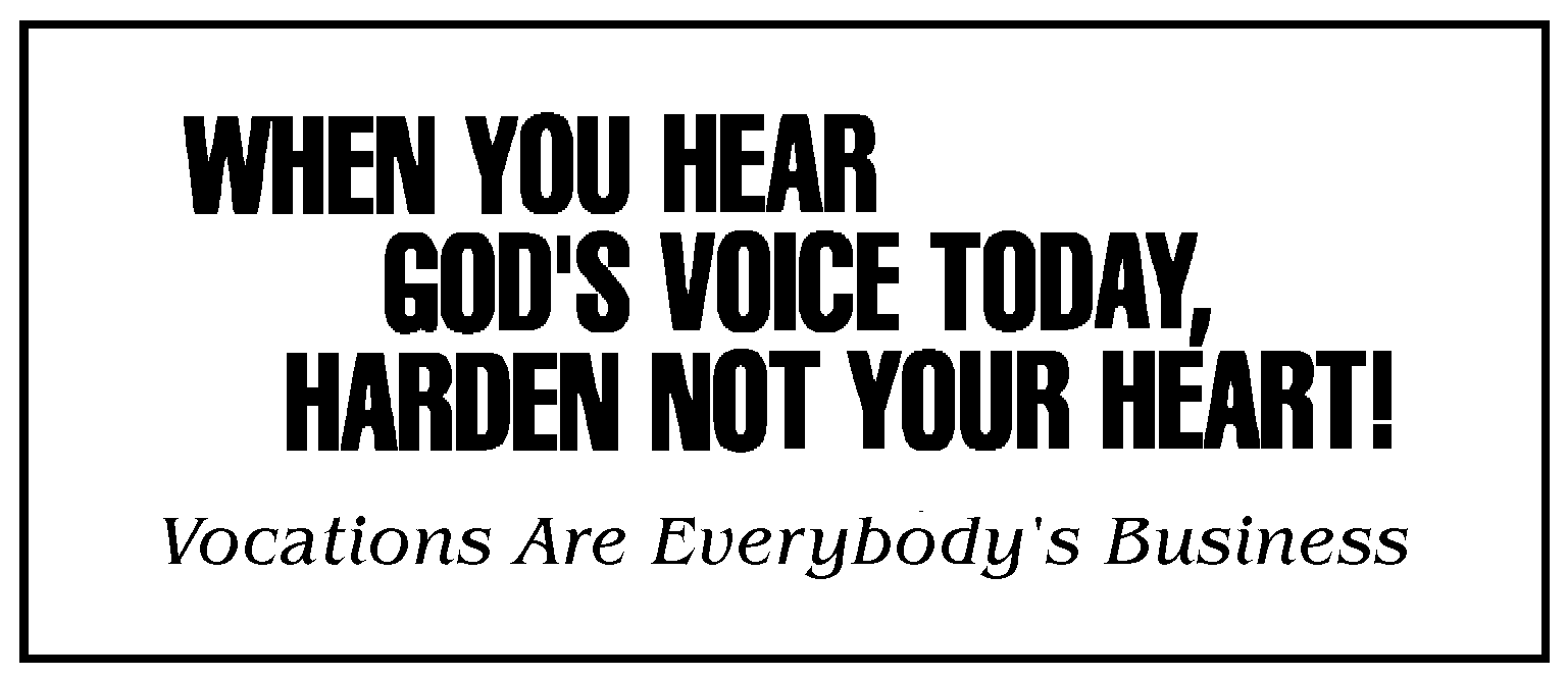 When you hear God's voice today, harden not your heart