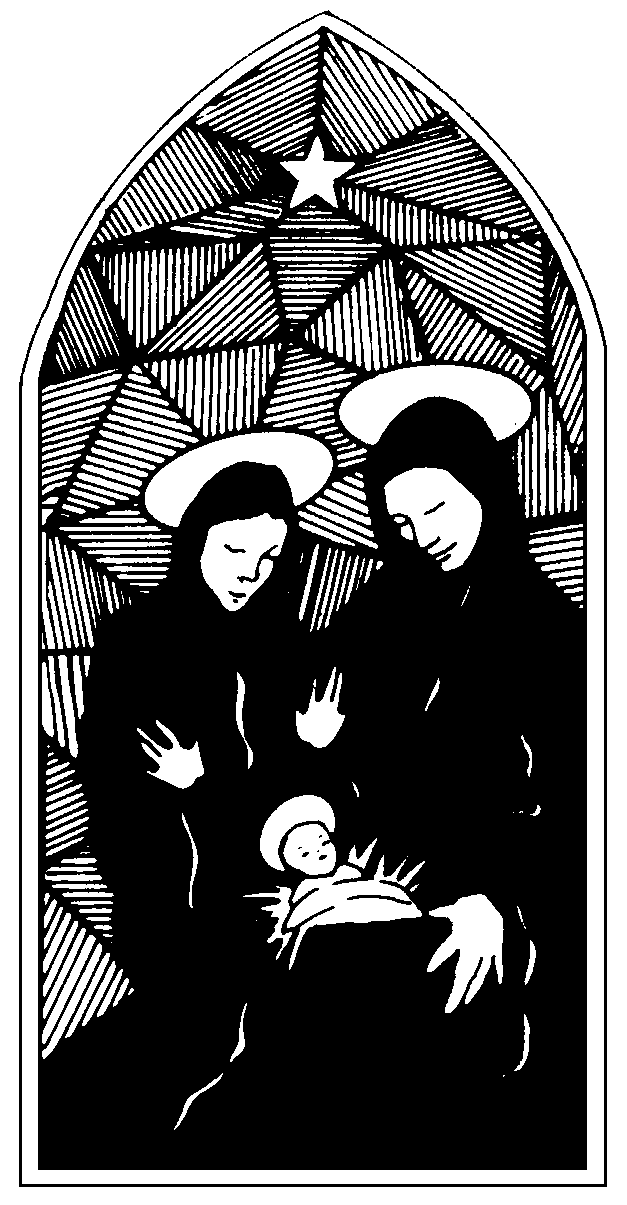 Stained glass window - Nativity